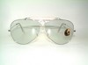 Ray Ban Shooter - White Gold - Gray Details
