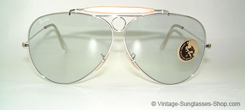 Ray Ban Shooter - White Gold - Gray