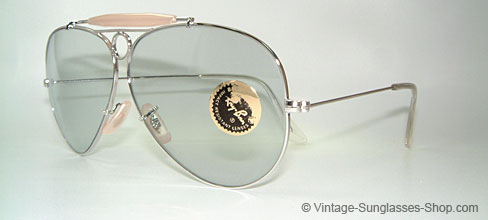 Ray Ban Shooter - White Gold - Gray