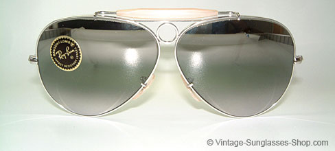 Ray Ban Shooter - White Gold - Mirrored