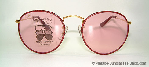 Ray Ban Round Metal 49 Leather Details