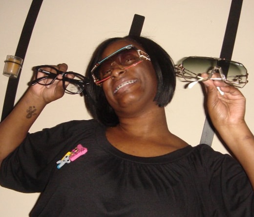 Collis Williams from Oakland (USA) with Cazal 858; Cazal 904; Cazal 643; Cazal 901; Alpina Goldwings Collis Williams from Oakland (USA) with Cazal 858; Cazal 904; Cazal 643; Cazal 901; Alpina Goldwings