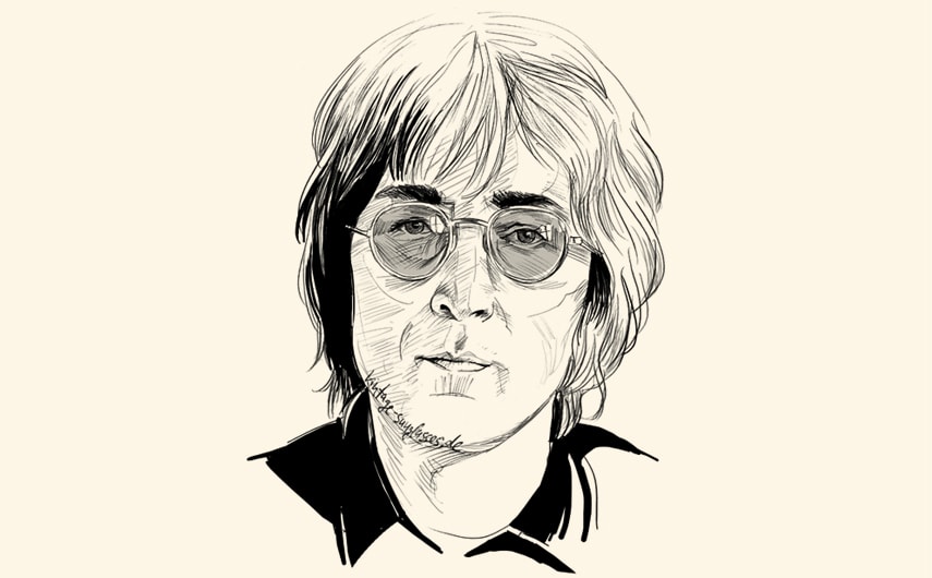 John Lennon war bekannt für seine runden Brillen