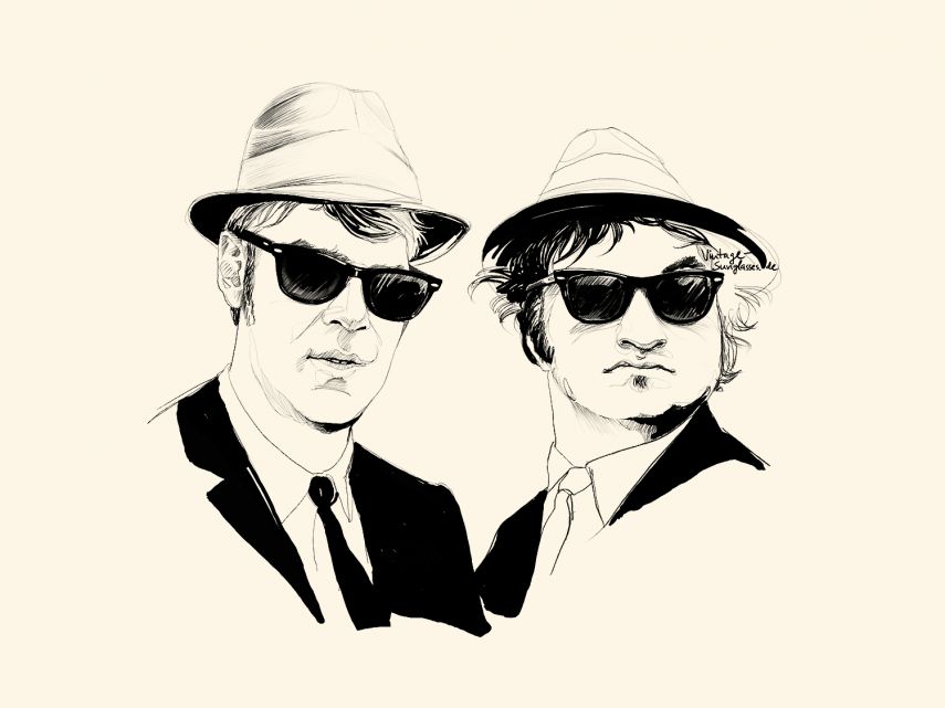 Die Blues-Brothers Sonnenbrille