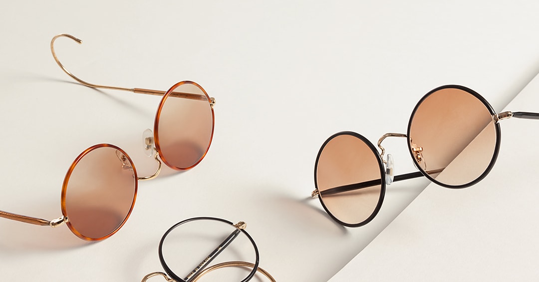 Runde Vintage-Sonnenbrillen