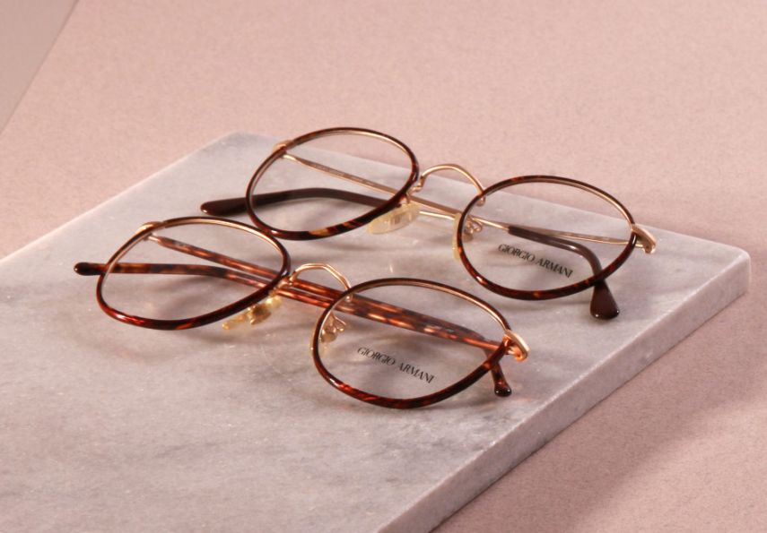 Runde Brillenklassiker von Armani