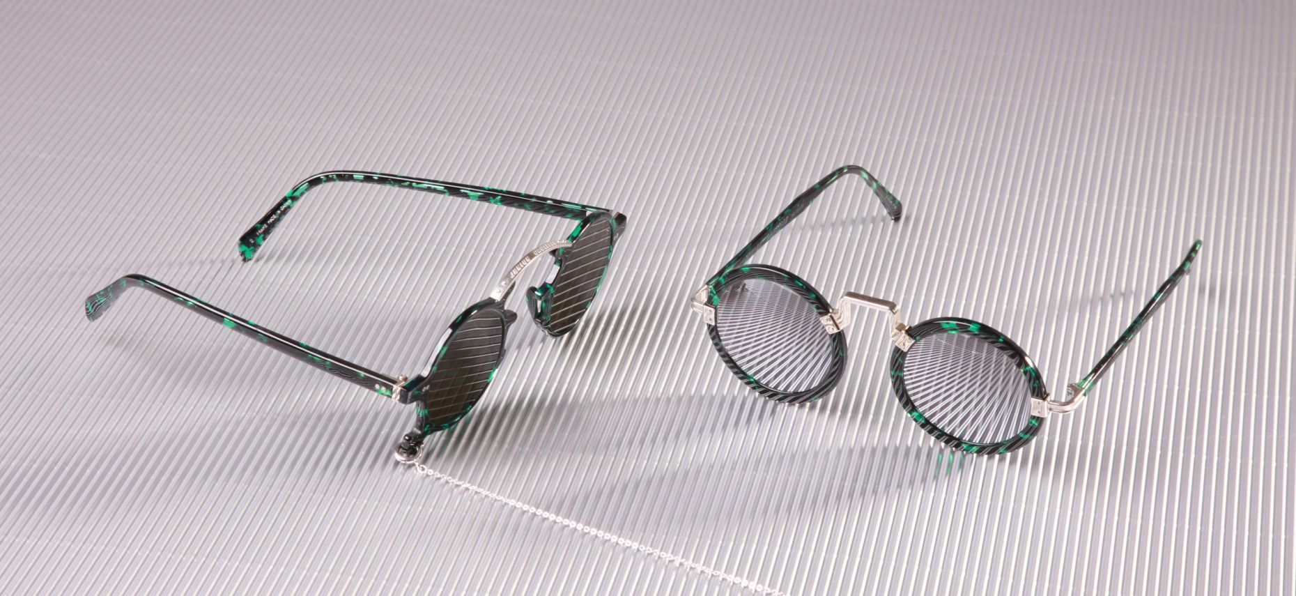 Gaultier runde Steampunk-Sonnenbrillen und Brillen