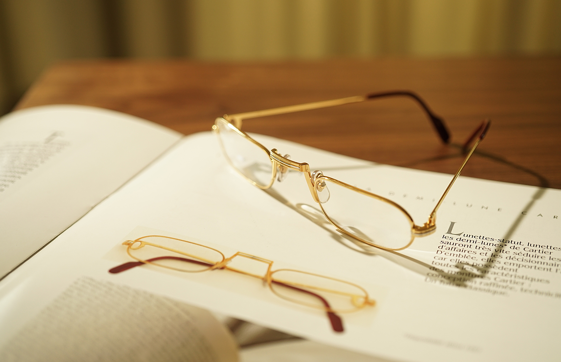 Demi Lune Louis Cartier - Vintage Lesebrille