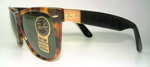 Sonnenbrillen Ray Ban Wayfarer II Limited Deluxe | Vintage Sunglasses Ray Ban Wayfarer II JFK | Vintage Sunglasses
