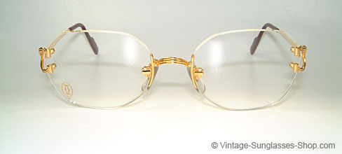 Cartier vintage rimless sunglasses Clearance