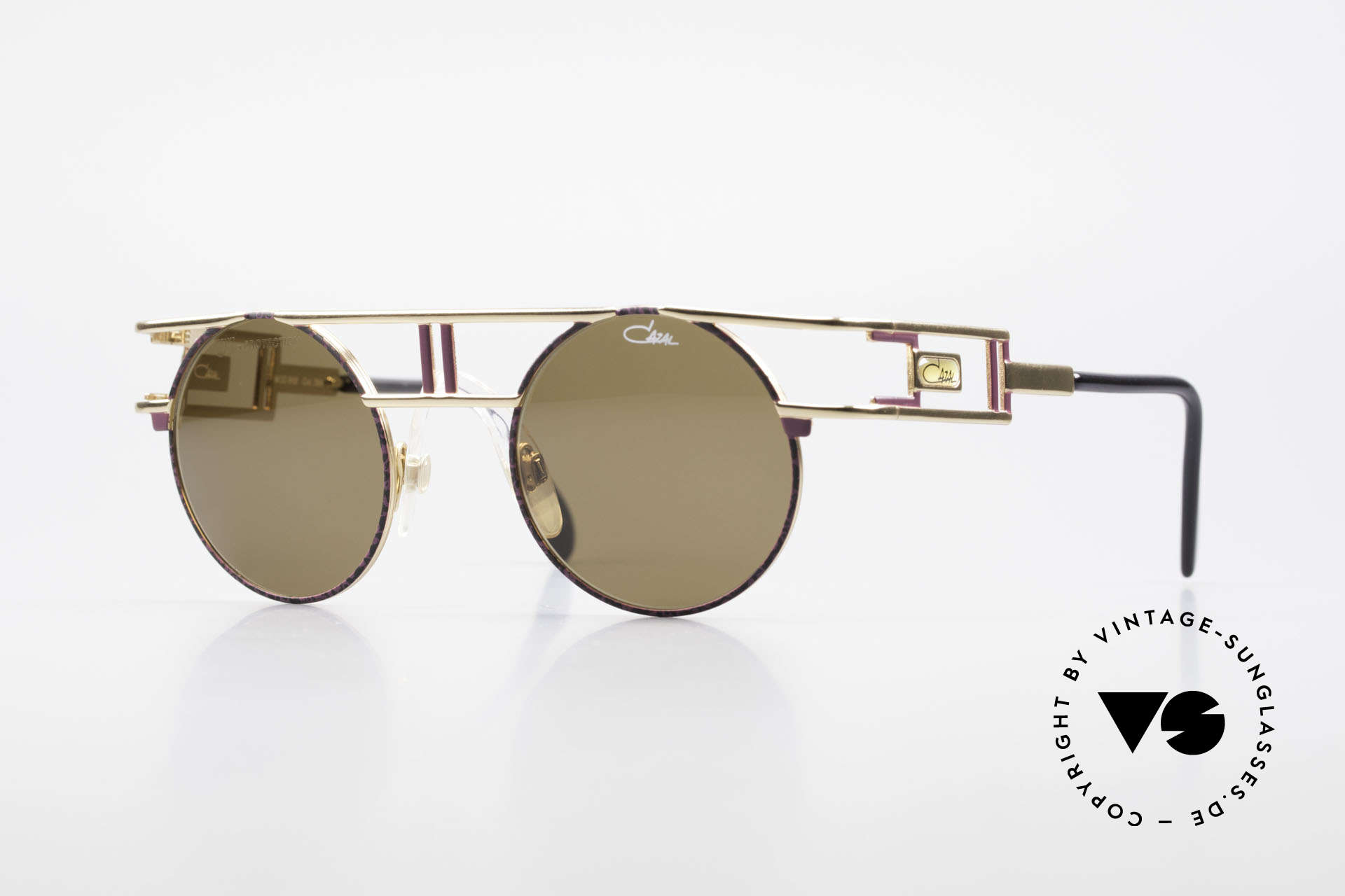 Cazal 958 90er Eurythmics Sonnenbrille, berühmte vintage Cazal Designerbrille von 1991, Passend für Herren und Damen