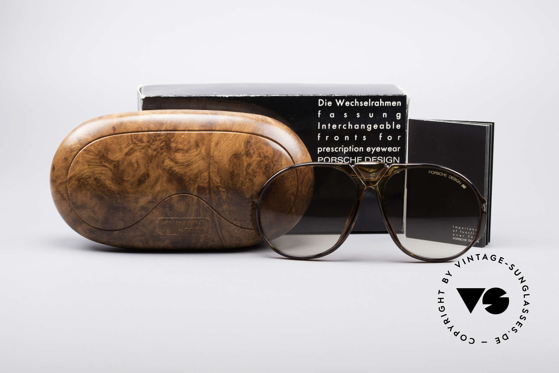 Sonnenbrillen Porsche 5659 90er Wechselbrille Medium Vintage Sunglasses