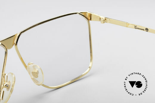 Casanova NM9 No Retro 80er Vintage Brille, original Demogläser können beliebig getauscht werden, Passend für Herren