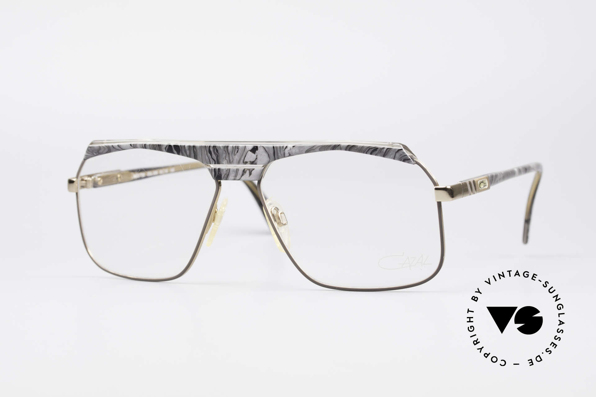 Cazal 730 80er West Germany Brille, klassische vintage Designerbrille der 1980er Jahre, Passend für Herren