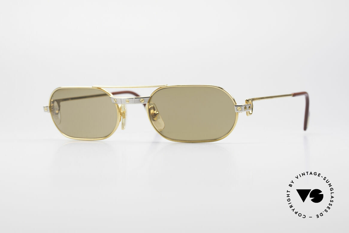 Sonnenbrillen Cartier MUST Santos - S Elton John Brille ...