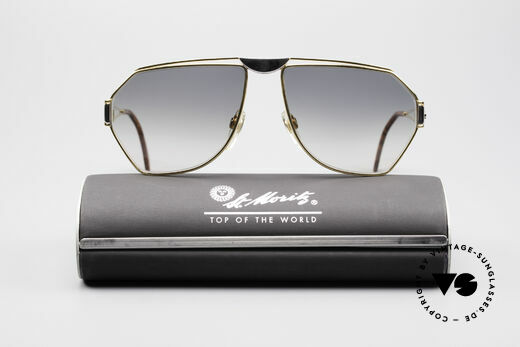 St. Moritz 403 80er Jupiter Sonnenbrille, KEINE Retrosonnenbrille, sondern 100% vintage Original, Passend für Herren