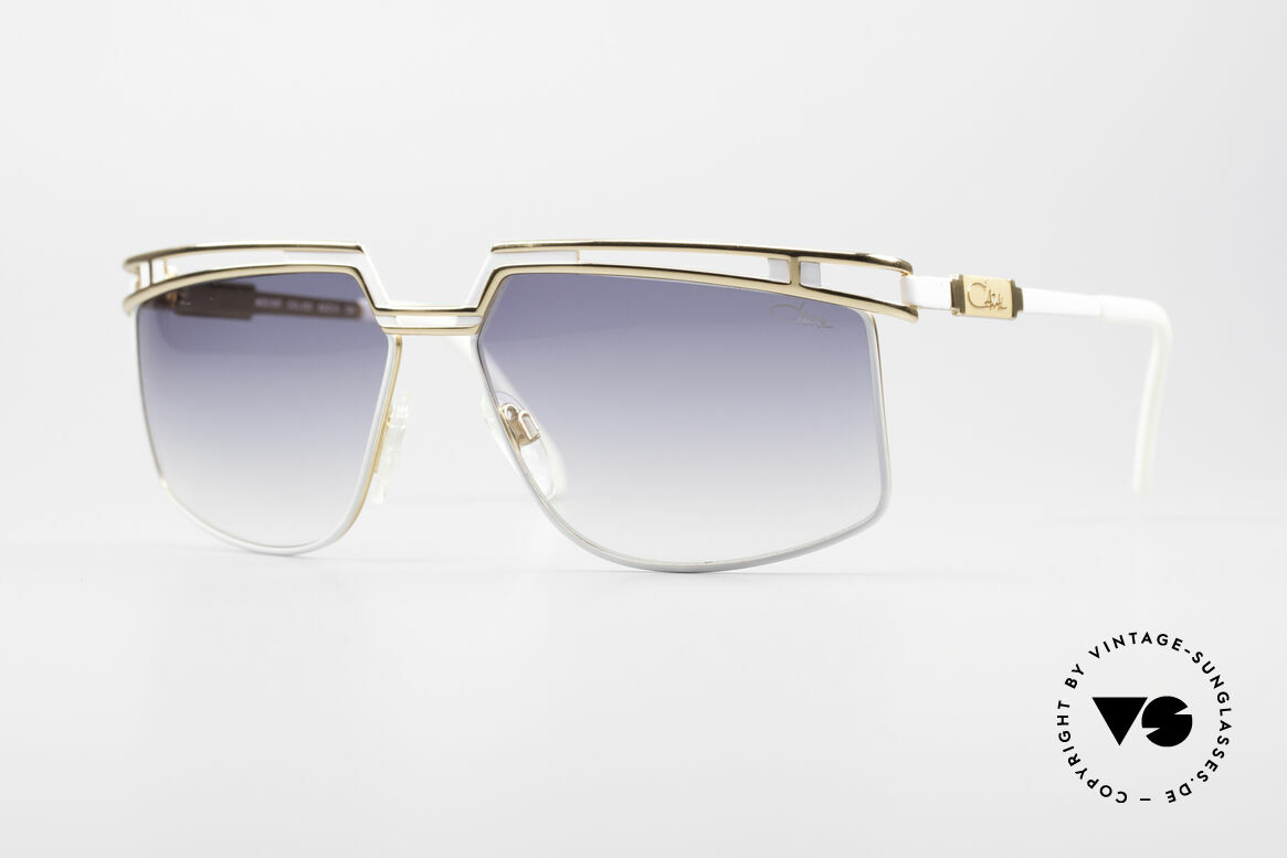 Cazal 957 Echte HipHop Vintage Brille, große Designer-Sonnenbrille v. Cari Zalloni (CAZAL), Passend für Herren und Damen