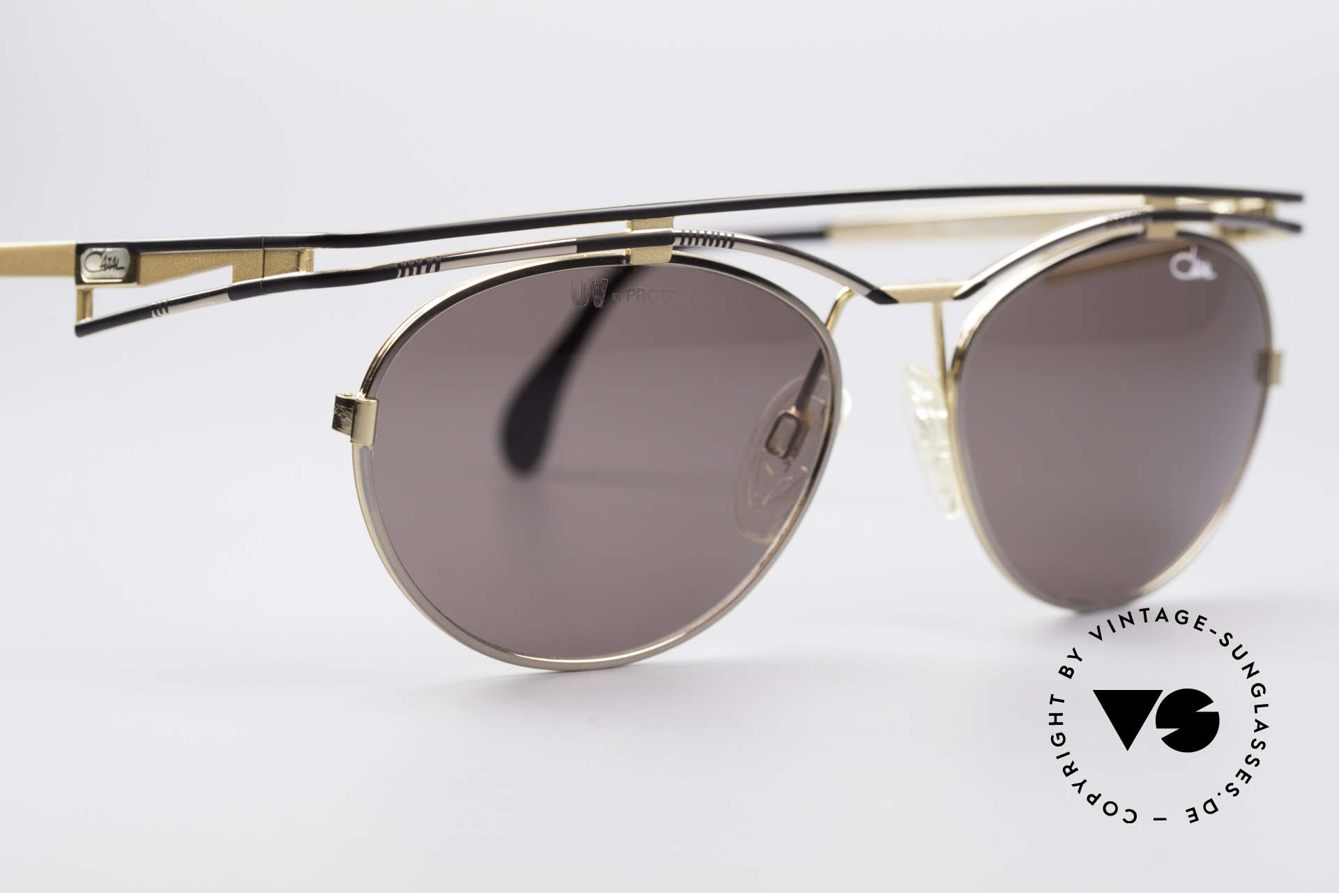 Occhiali Da Sole Vintage Cazal 970 | Oro E Multicolore | Metallo | Unisex