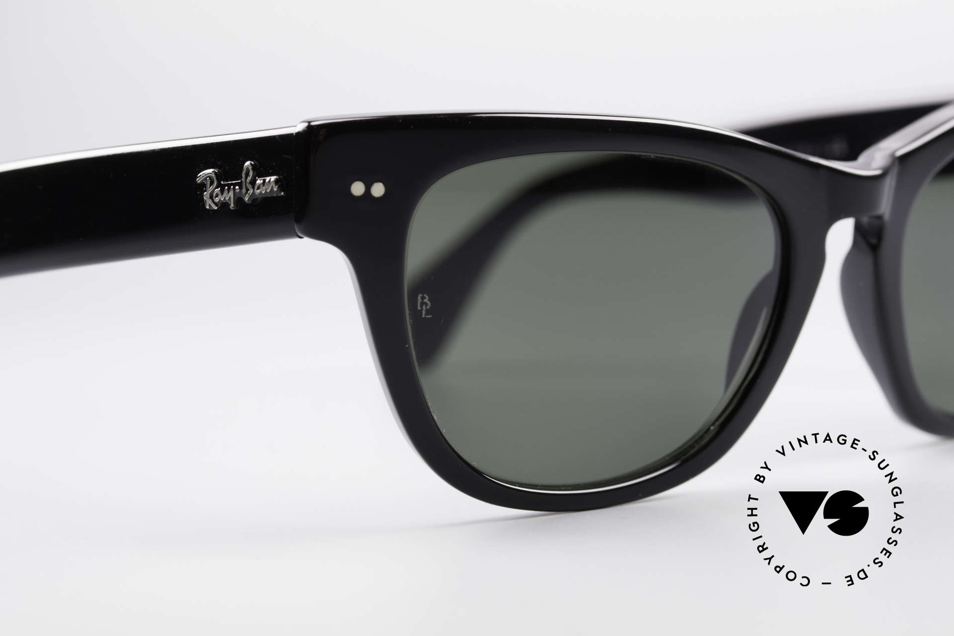 Ray-Ban Runde Sonnenbrille Aus Acetat laramie in Schwarz Damen Accessoires Sonnenbrillen 