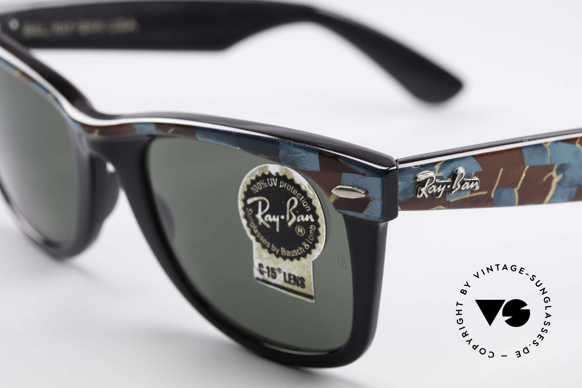 Sonnenbrillen Ray Ban Wayfarer I Original Mosaic Wayfarer USA Vintage