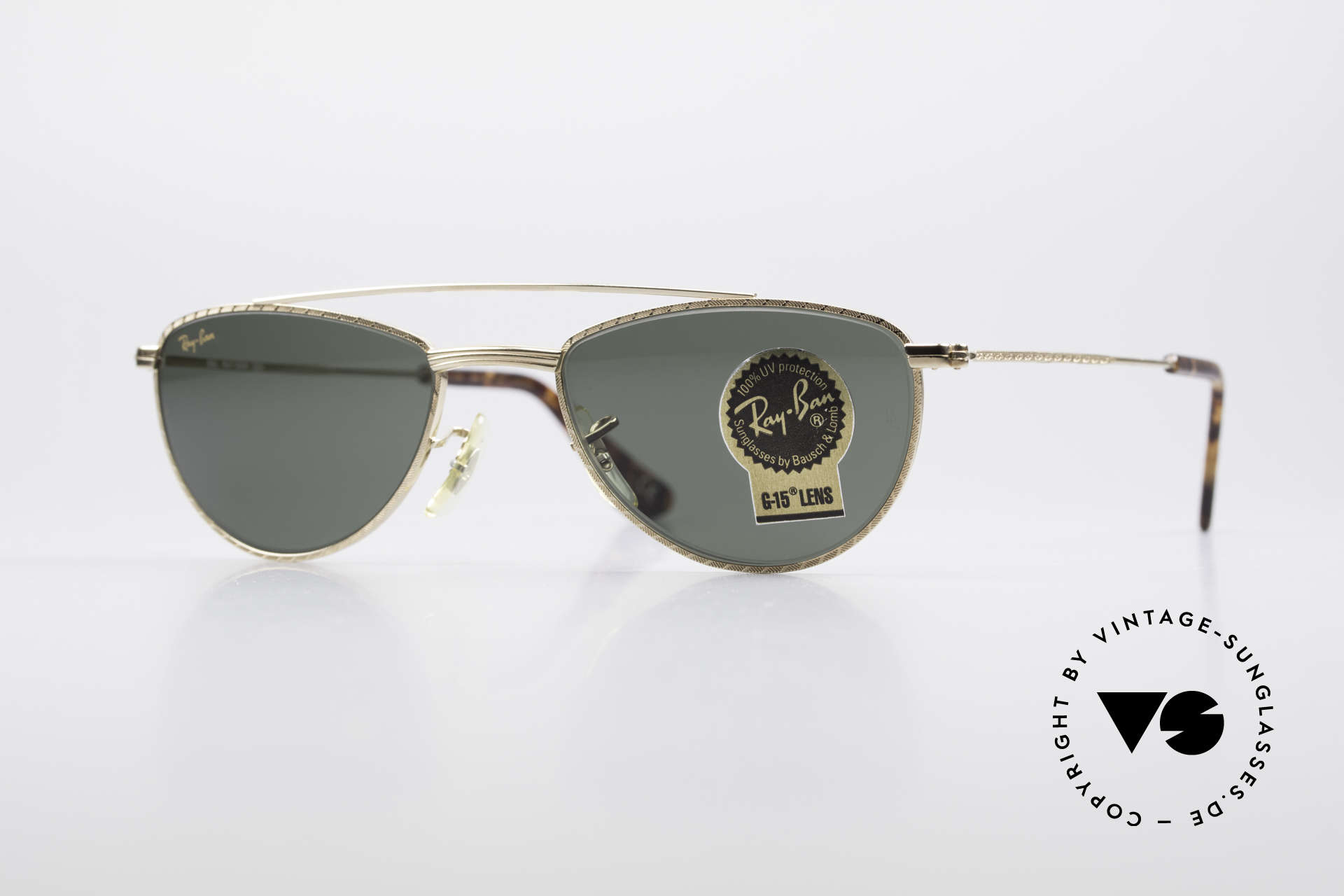 Omleiding Grazen gallon Sonnenbrillen Ray Ban 1940's Retro Aviator Alte Bausch&Lomb Ray-Ban USA