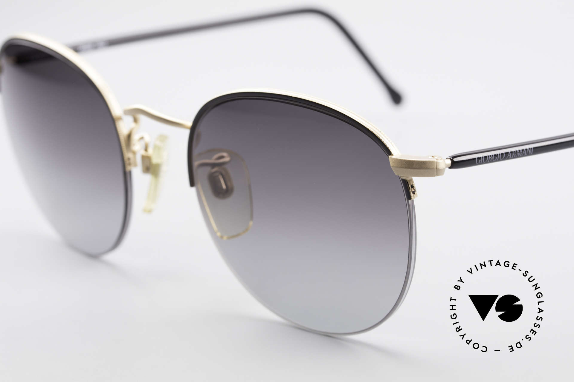 Giorgio Armani 142 Randlose Panto Sonnenbrille, ungetragenes Einzelstück in herausragender Qualität, Passend für Herren
