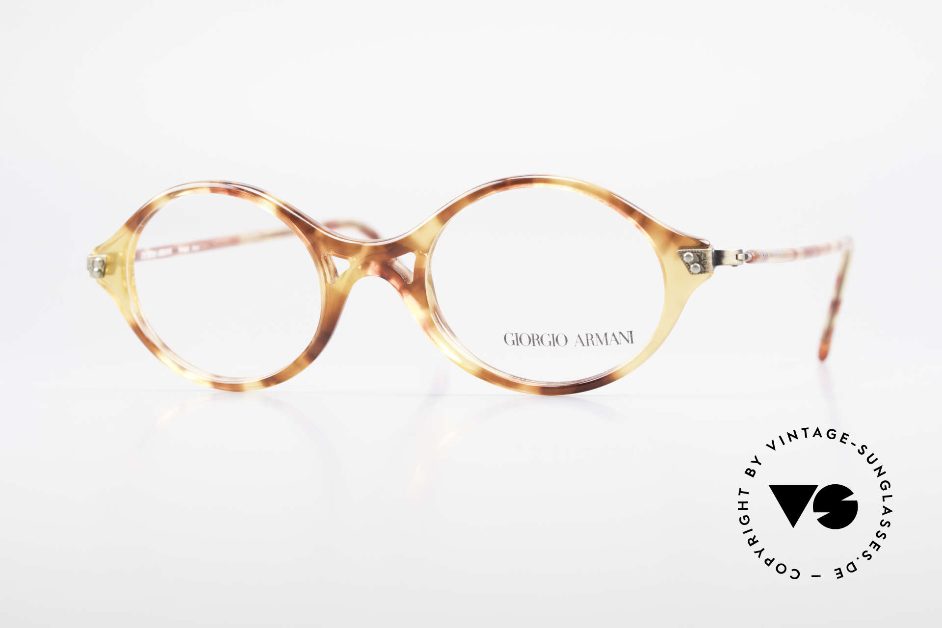 Brillen Giorgio Armani 339 Kleine Ovale Vintage Brille