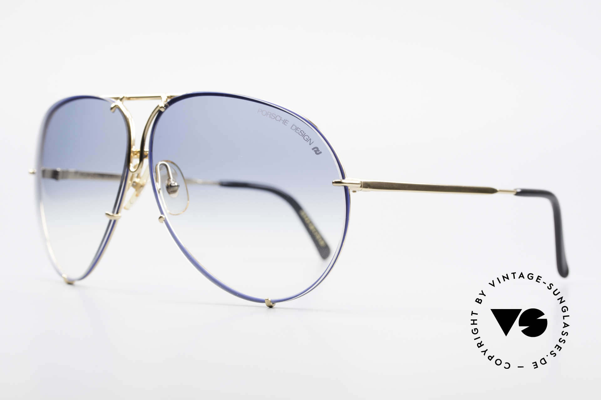 Porsche 5621 80er XL Pilotenbrille Limited, die 80er Legende mit den auswechselbaren Gläsern, Passend für Herren