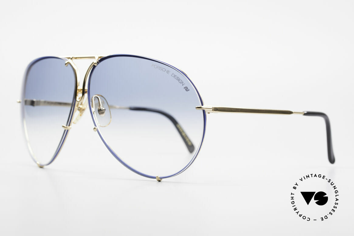 Porsche 5621 80er XL Pilotenbrille Limited, die 80er Legende mit den auswechselbaren Gläsern, Passend für Herren