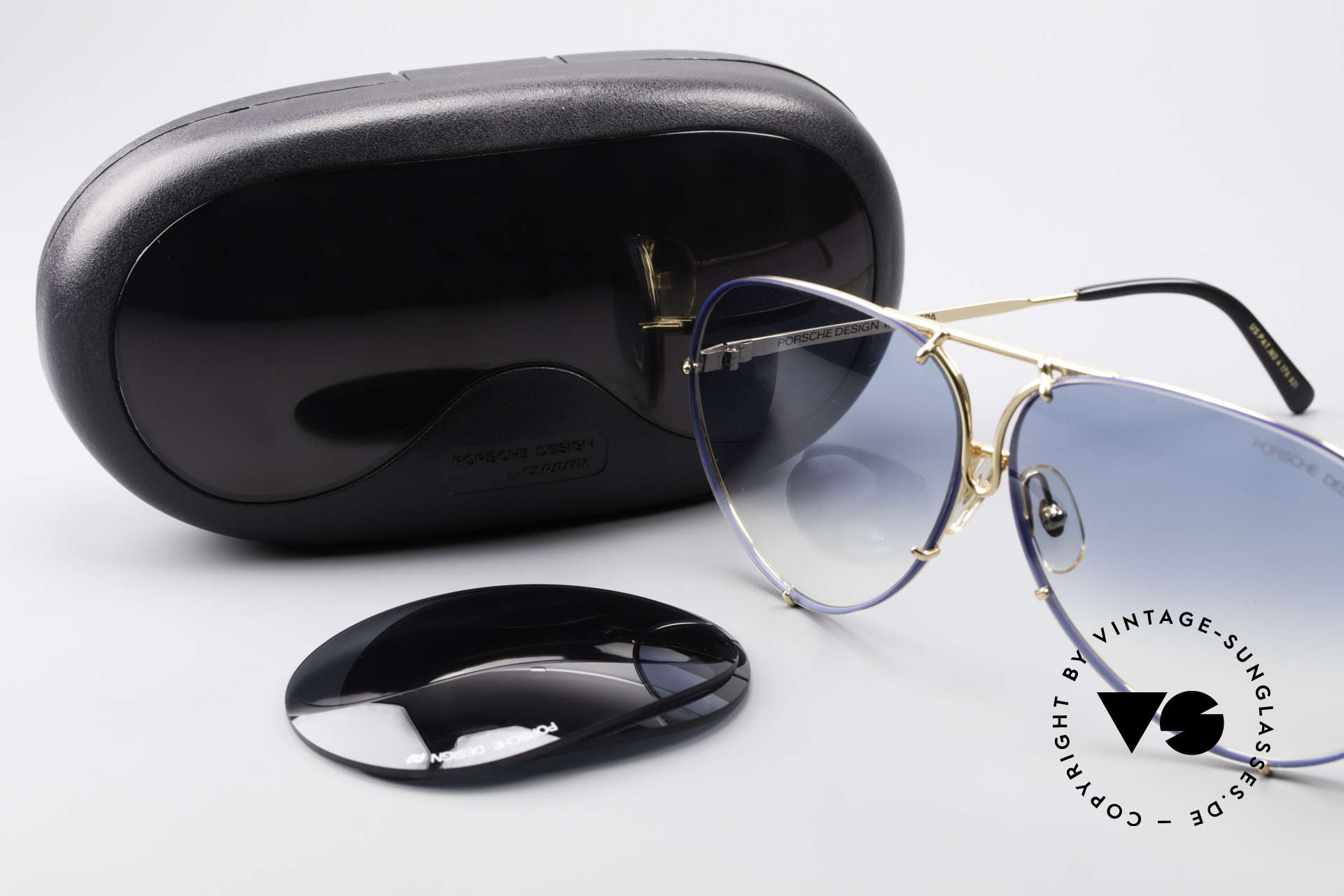 Porsche 5621 80er XL Pilotenbrille Limited, KEINE Retro-Sonnenbrille; sondern das alte Original, Passend für Herren