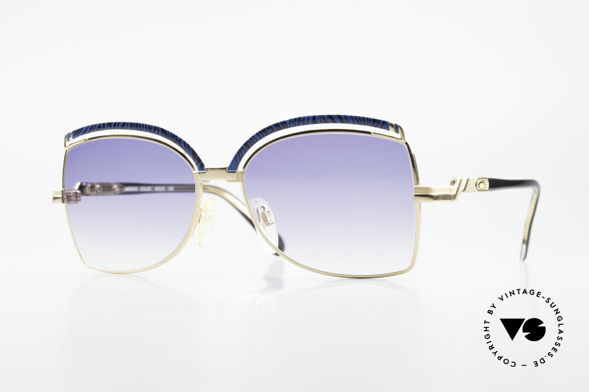 Cazal 240 90er Damen Sonnenbrille, feminine Cazal vintage Sonnenbrille von 1990, Passend für Damen