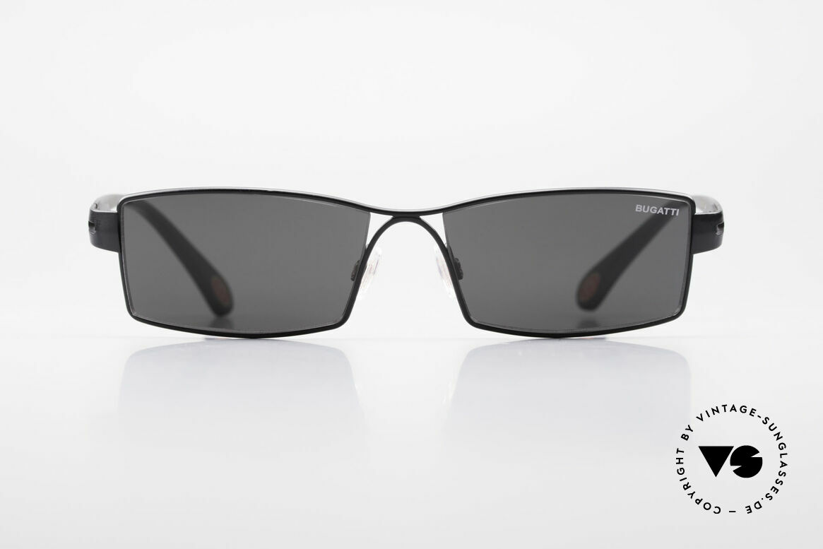 Bugatti 499 Rare XL Designersonnenbrille, absolute Top-Qualität sämtlicher Komponenten, Passend für Herren