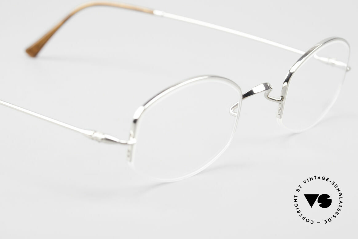 Lunor Classic Halb Randlose Vintage Brille, altes, ungetragenes LUNOR Einzelstück von ca. 1999, Passend für Herren und Damen