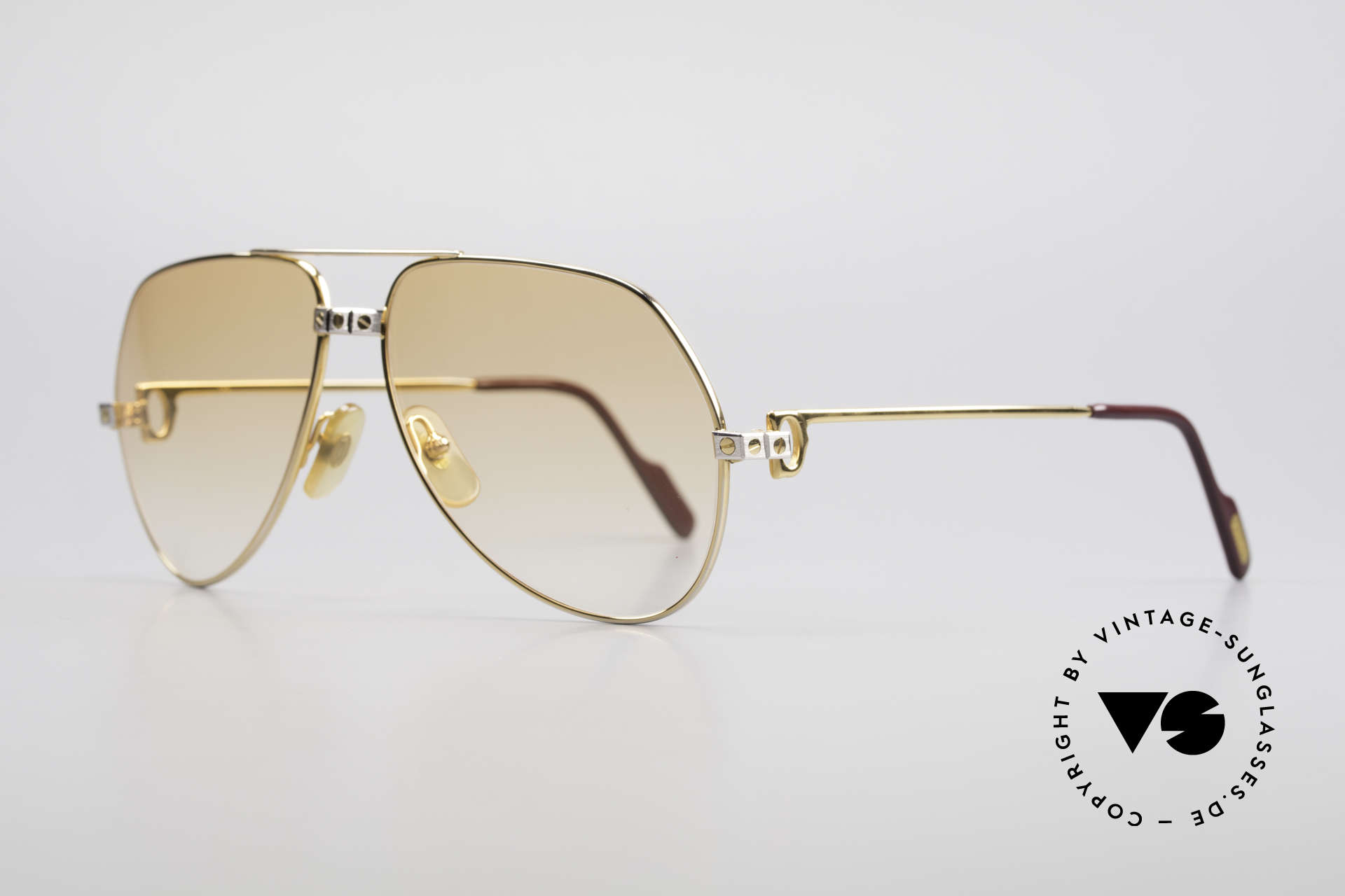 Sonnenbrillen Cartier Vendome Santos M Luxus Aviator Sonnenbrille