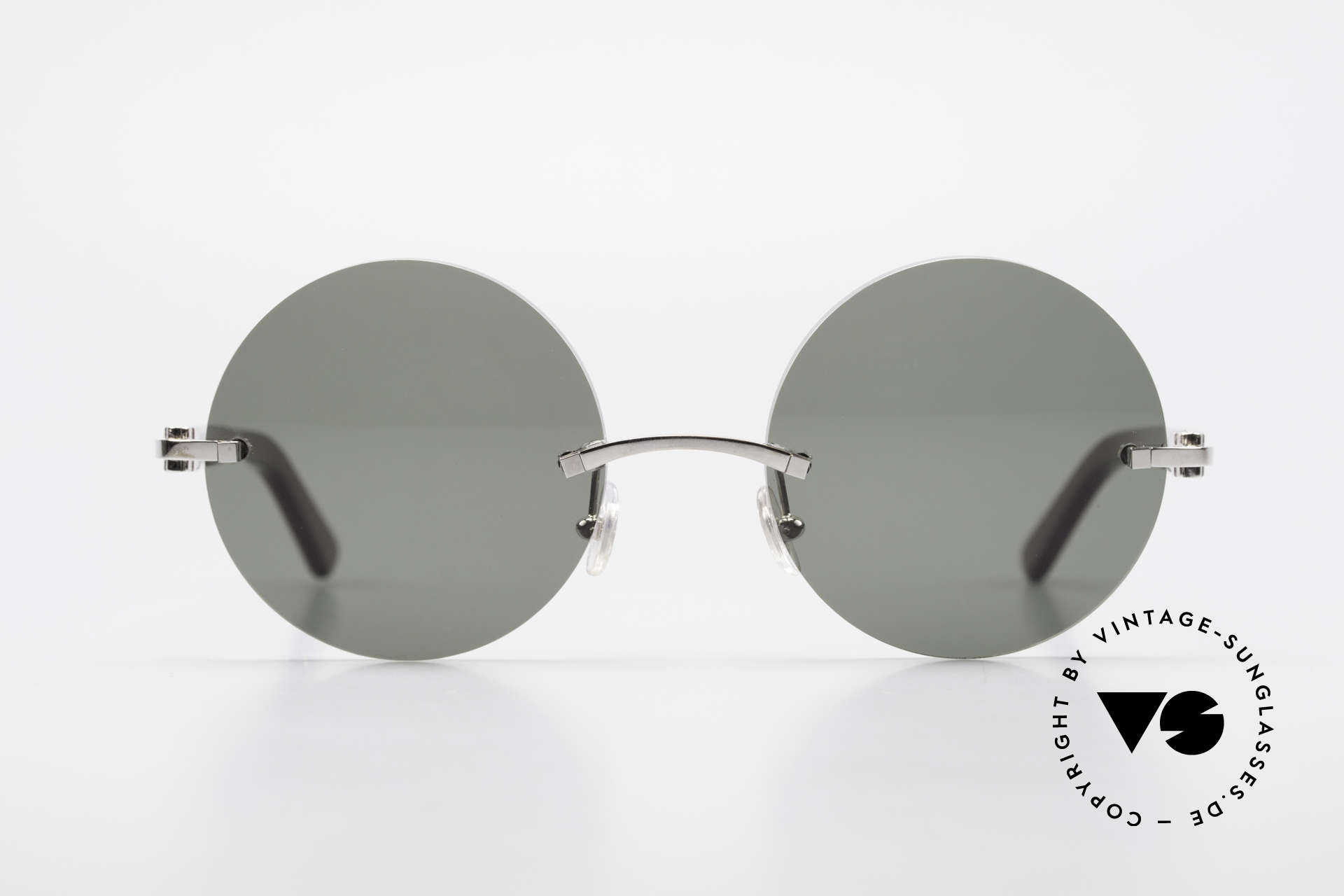 Sonnenbrillen Cartier C Decor Madison Kleine Runde Sonnenbrille Vintage Sunglasses