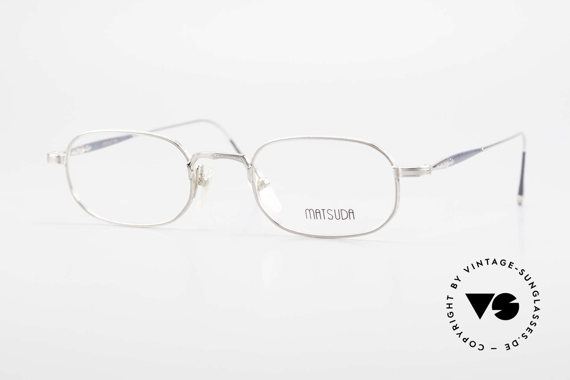 Matsuda 10108 90er Herrenbrille High End, VINTAGE Matsuda Brille 10108 aus den frühen 1990ern, Passend für Herren