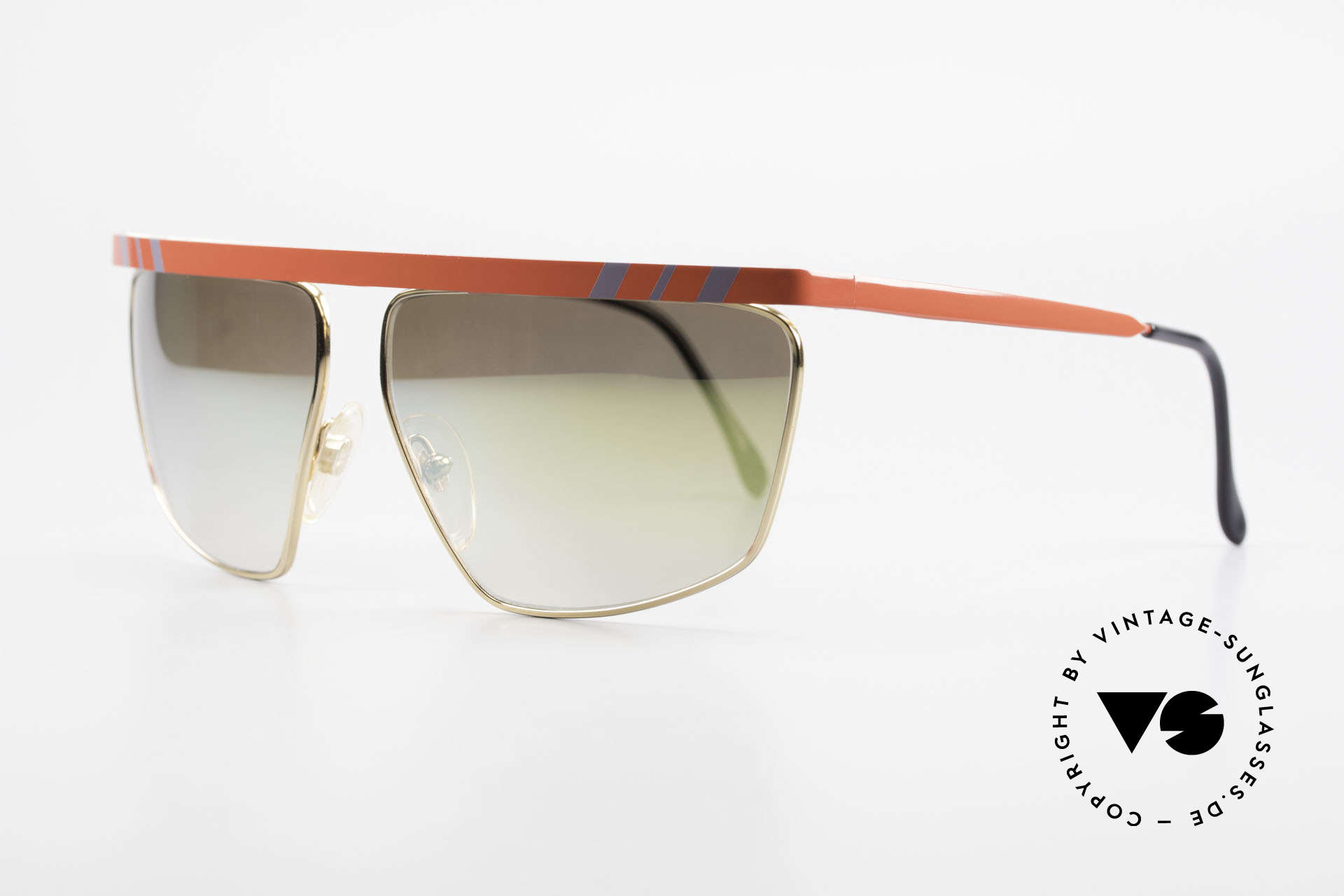 Casanova CN7 Luxus Sonnenbrille Verspiegelt, zudem gold-verspiegelte Sonnengläser (100% UV), Passend für Herren und Damen