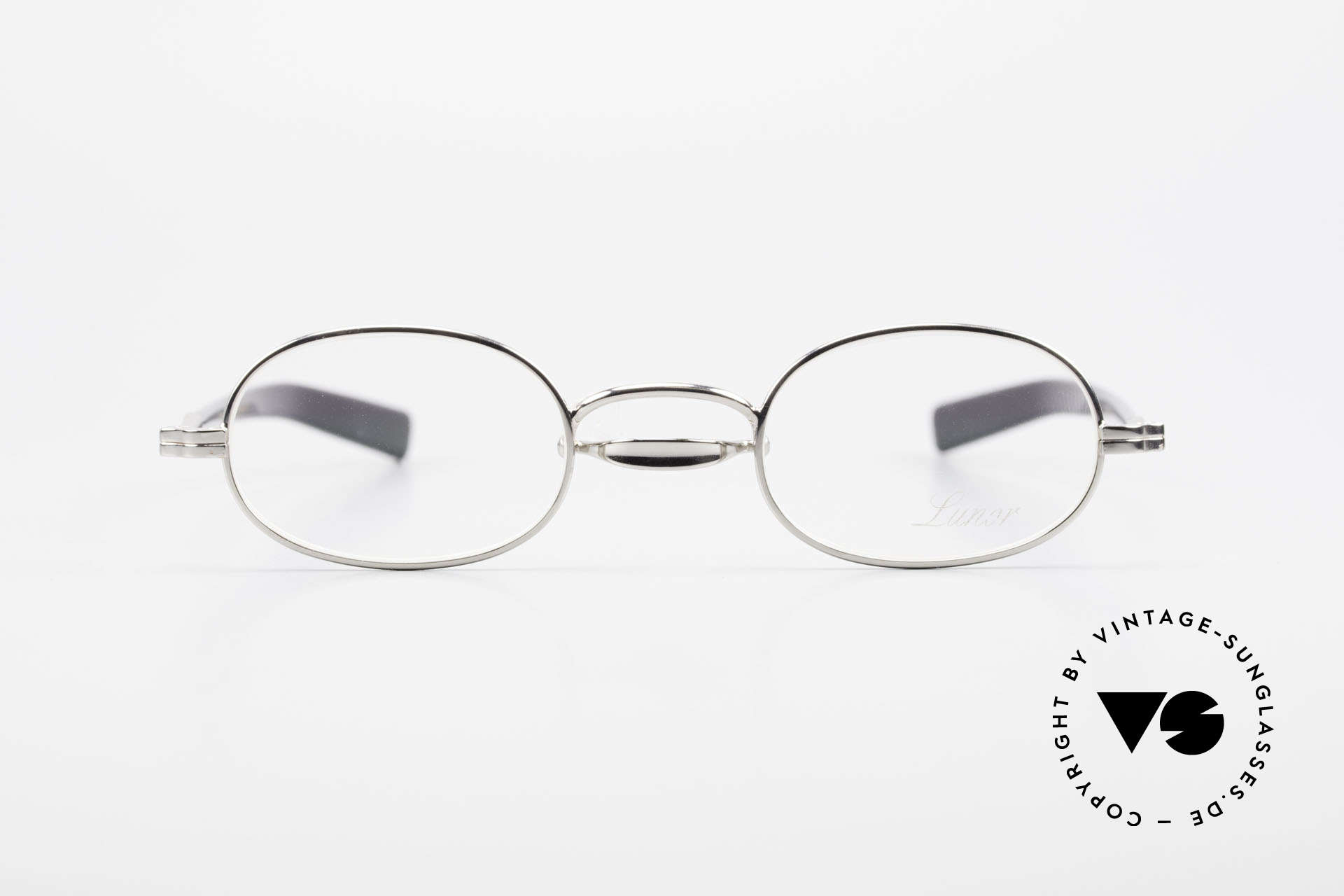 Lunor Swing A 36 Oval Vintage Brille Mit Schwenksteg, deutsches Traditionsunternehmen; made in Germany, Passend für Herren und Damen