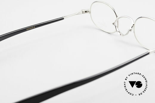 Lunor Swing A 36 Oval Vintage Brille Mit Schwenksteg, Größe: extra small, Passend für Herren und Damen