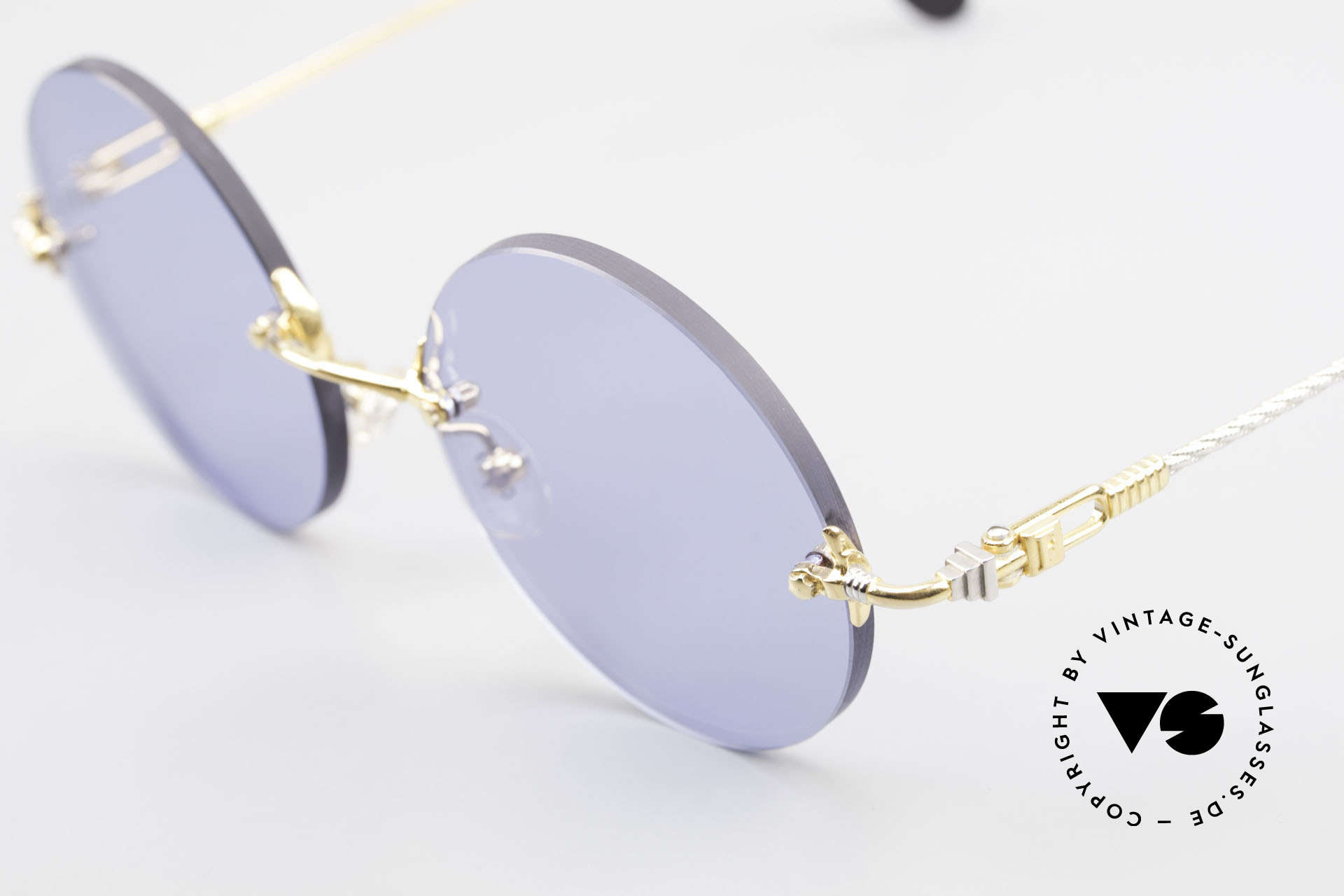luxury round sunglasses