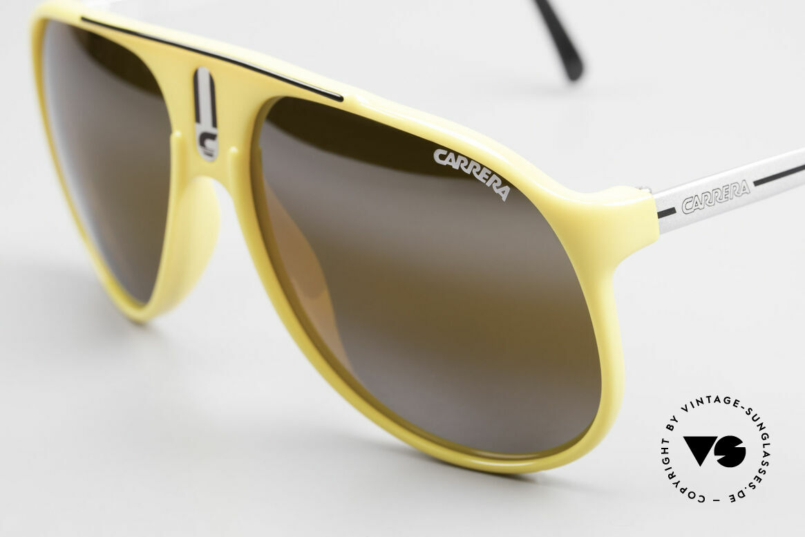 Carrera 5424 Verspiegelte 80er Sonnenbrille, braun-silber verspiegelte Gläser; 100% UV Schutz, Passend für Herren