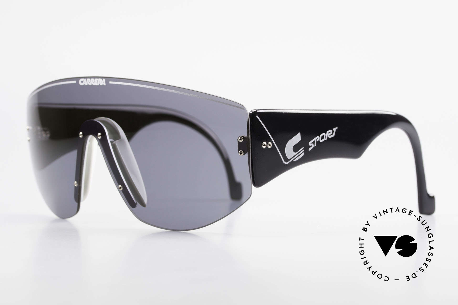 Carrera 5414 Rare Sport Sonnenbrille 90er, sowohl beim Sport als auch im Alltag tragbar + Etui, Passend für Herren