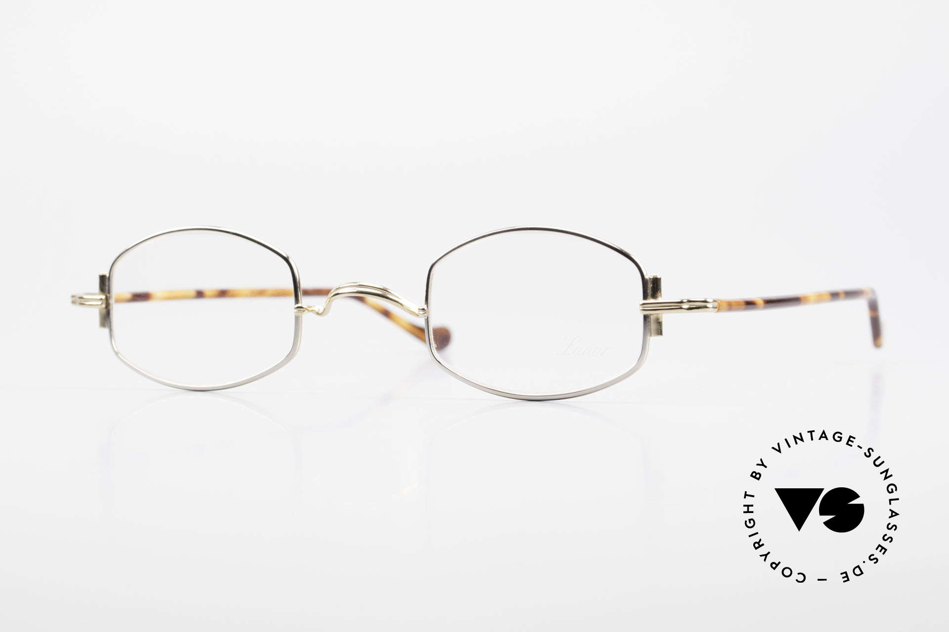 Lunor XA 03 Lunor Brille No Retro Vintage, minimalistische Lunor Brille der Lunor "X"-Baureihe, Passend für Herren und Damen