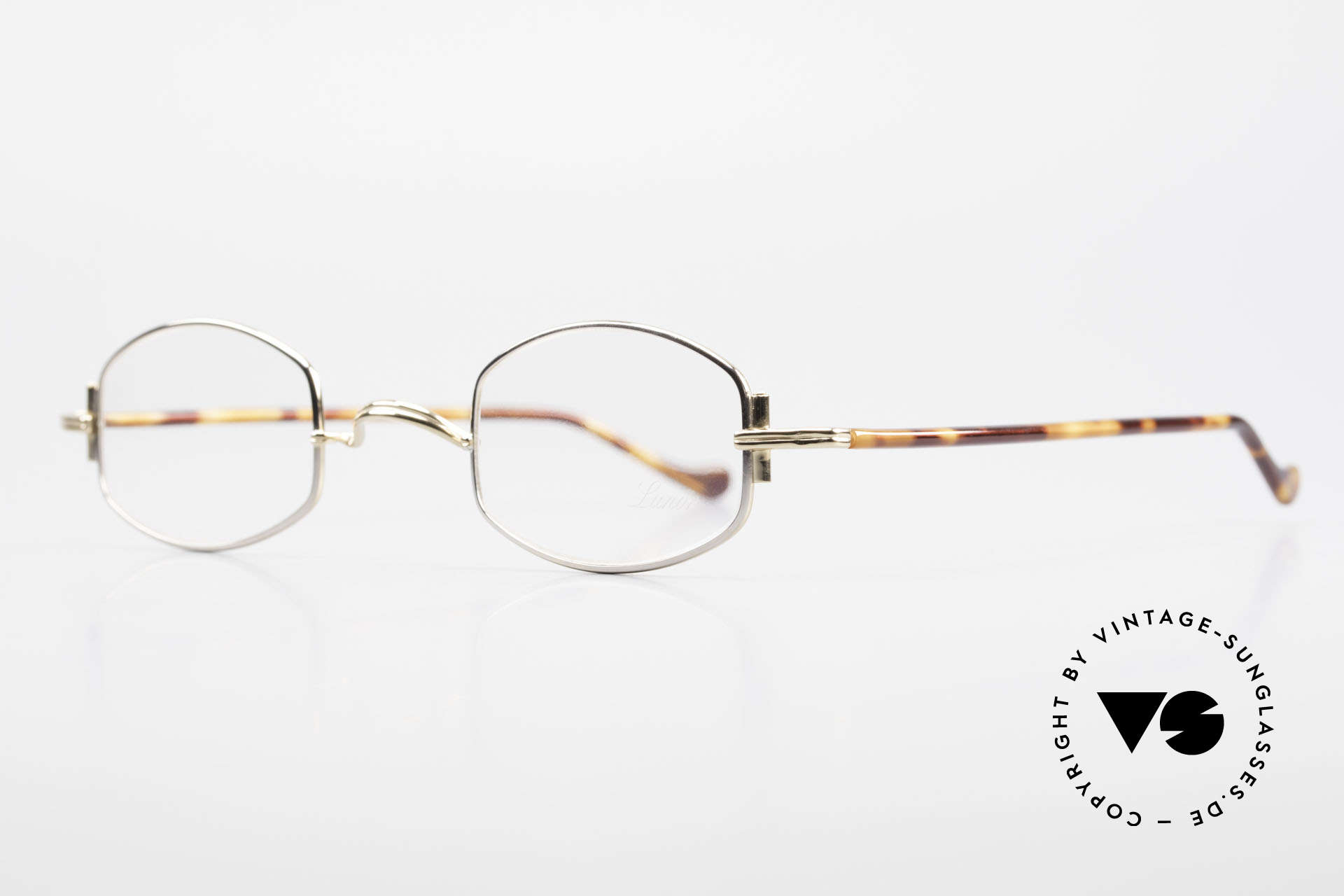 Lunor XA 03 Lunor Brille No Retro Vintage, bekannt für den W-Steg und die schlichten Formen, Passend für Herren und Damen