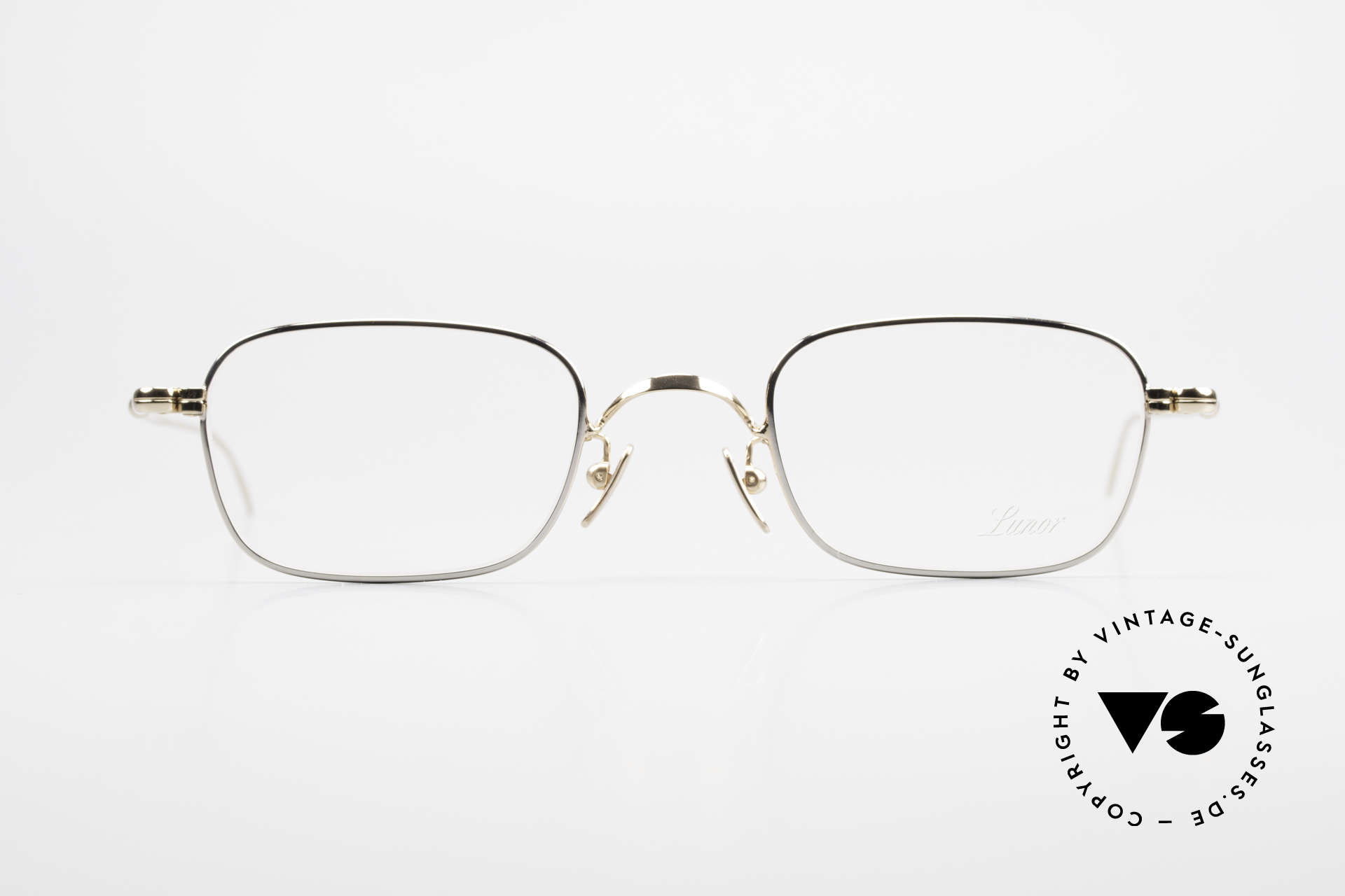Lunor V 109 Alte Lunor Herrenbrille Metall, LUNOR = ehrliches Handwerk mit Liebe zum Detail, Passend für Herren