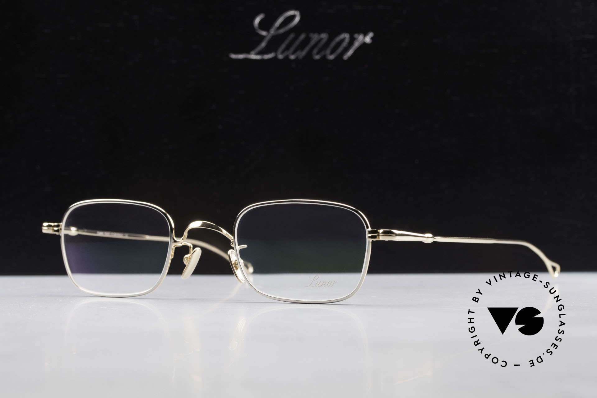 Lunor V 109 Alte Lunor Herrenbrille Metall, Größe: extra large, Passend für Herren