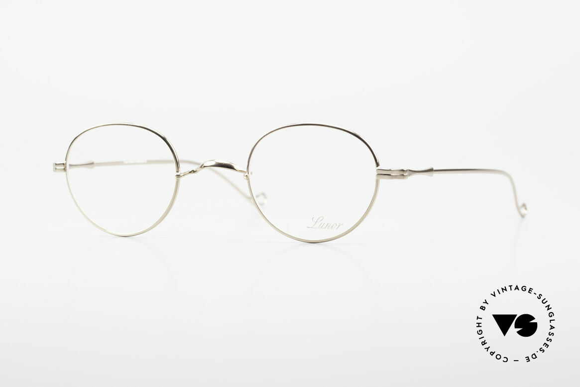 Lunor II 22 Lunor Brille Vergoldet Panto, vintage Lunor Brille aus der alten Lunor "II" Serie, Passend für Herren und Damen