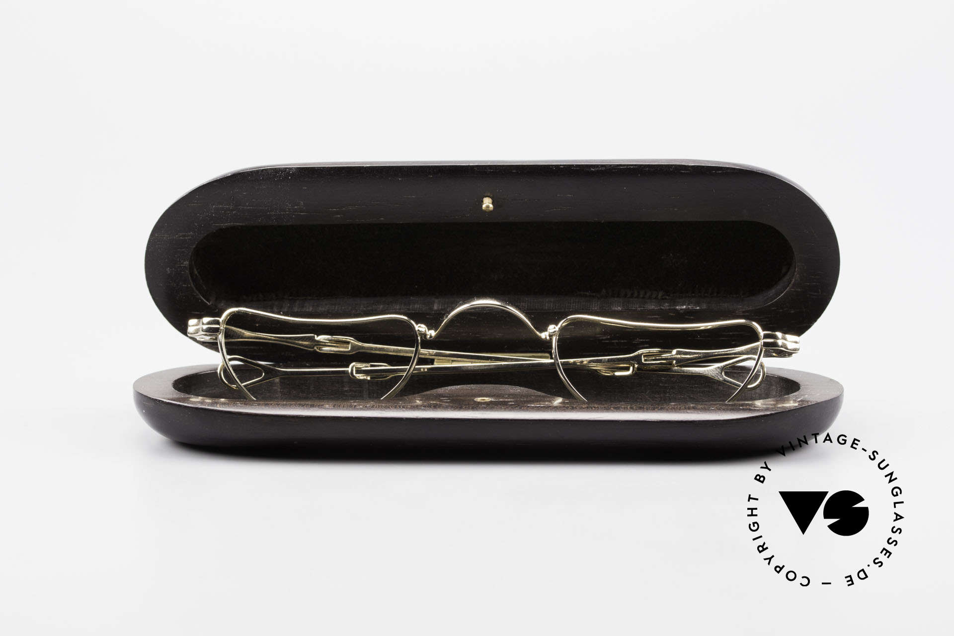 Lunor Goldbrille Echtgold Brille 16kt Lesebrille, Größe: extra small, Passend für Herren und Damen