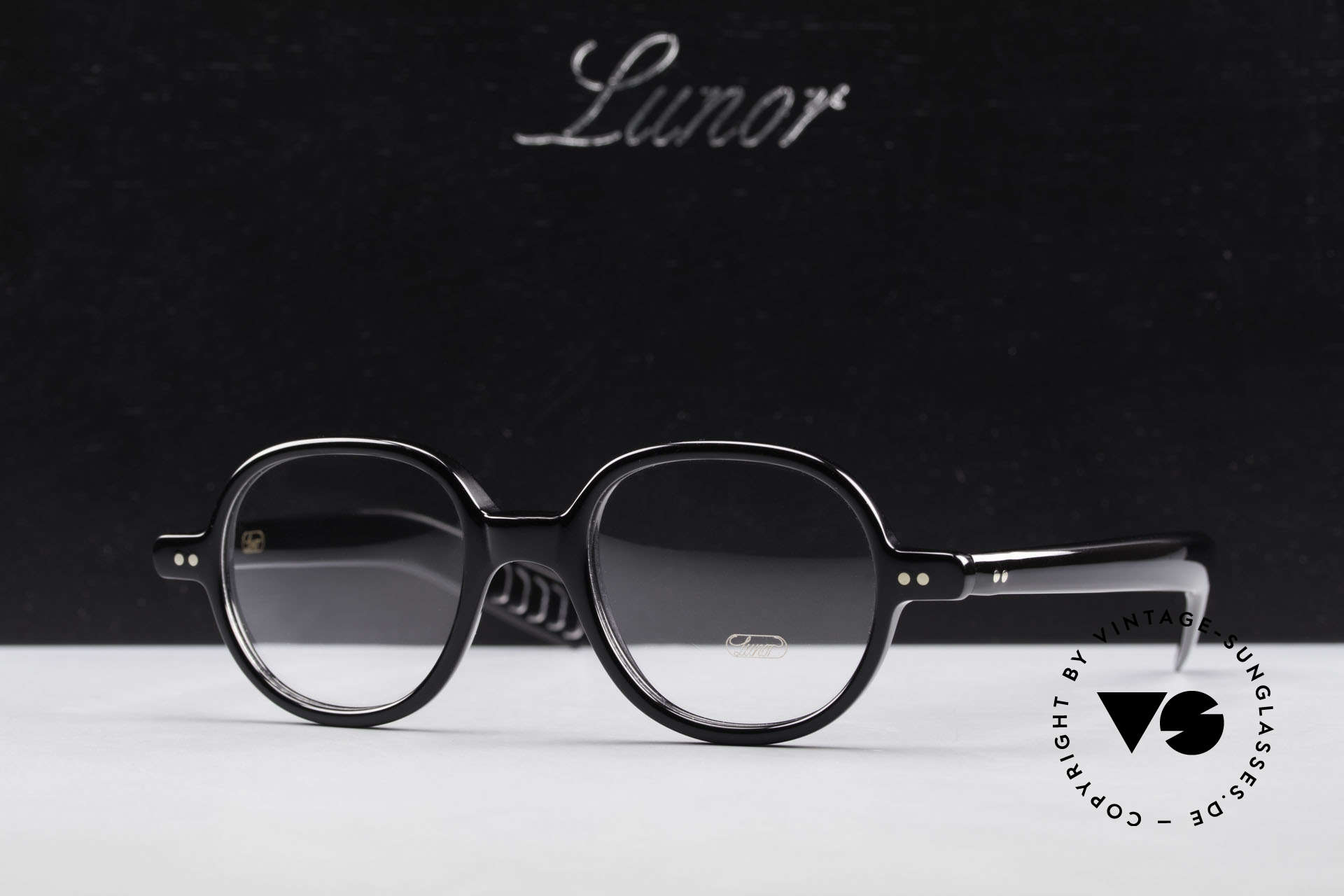 Lunor A50 Runde Lunor Acetatbrille Panto, Größe: medium, Passend für Herren und Damen