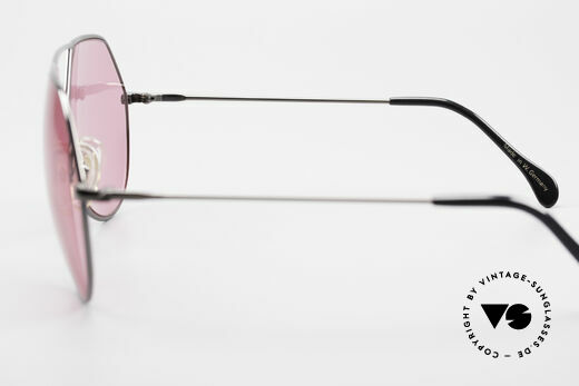 Alpina TR6 Alte 80er Aviator Brille Pink, KEINE Retrosonnenbrille, ein 80er vintage Original, Passend für Herren